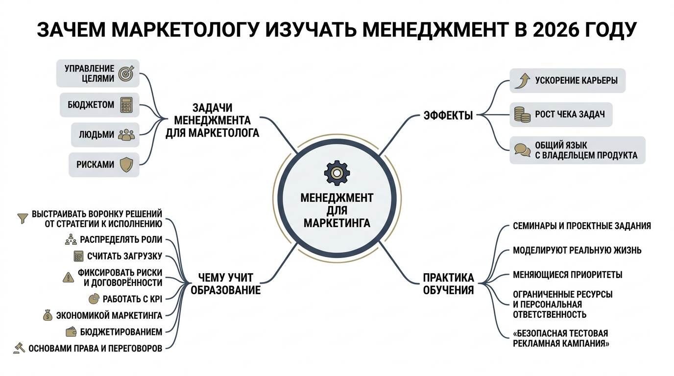 Зачем маркетологу изучать менеджмент